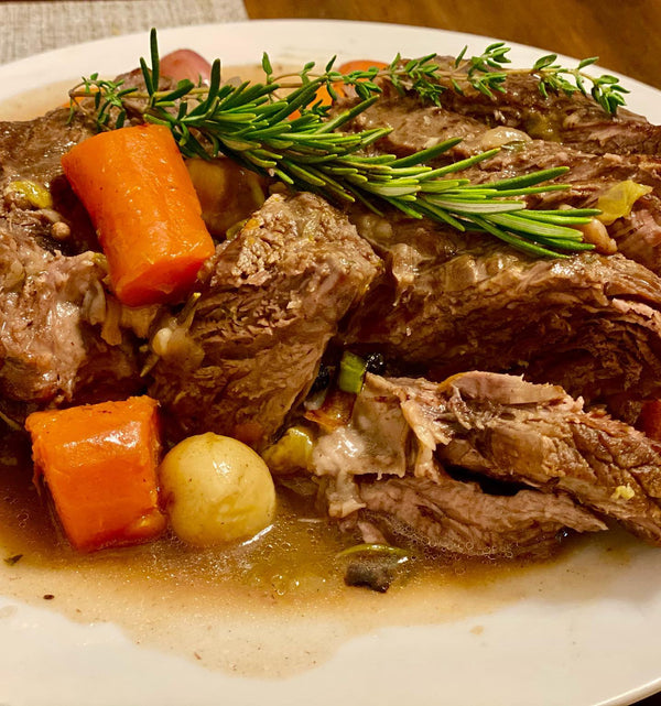 Sunday Easy Pot Roast in Clay - Converted Recipe of REE DRUMMOND from ...