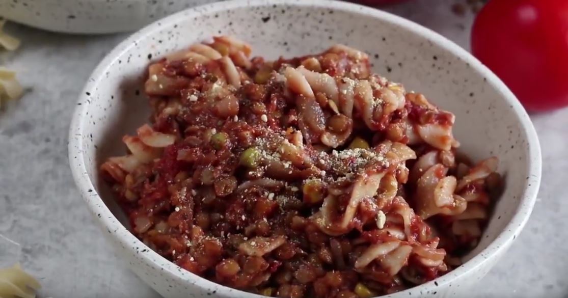 How To Cook Pasta and Lentils (Video Recipe)