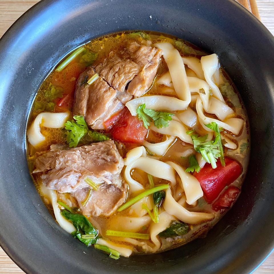 Tender Juicy Spare Rib Noodle Soup