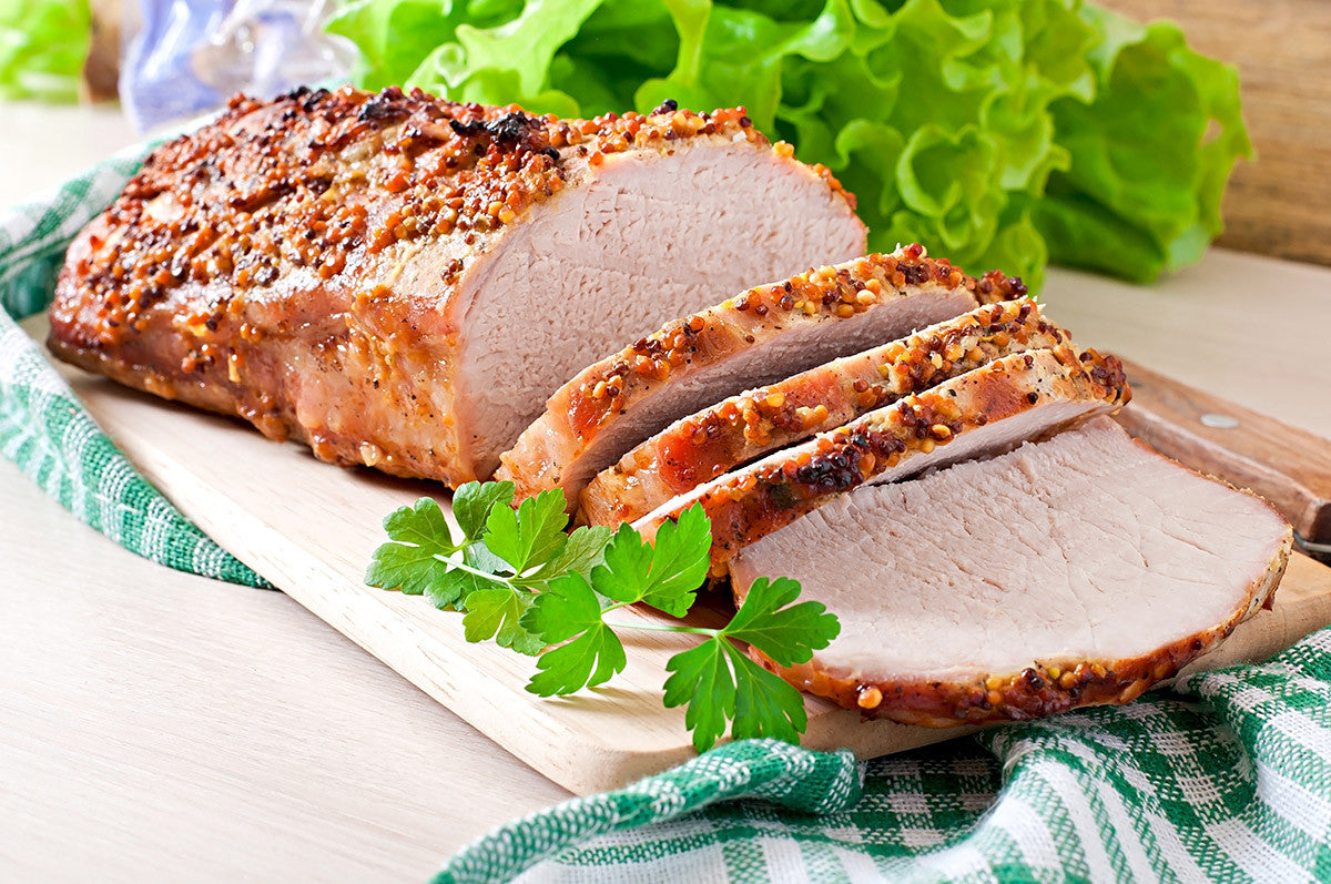 Slow Cooker Cranberry - Mustard Pork Loin Recipe