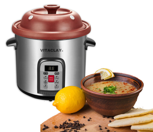 Bone Broth Slow Cooker Stock Pot 101:  Clay Pot Cooking Tips