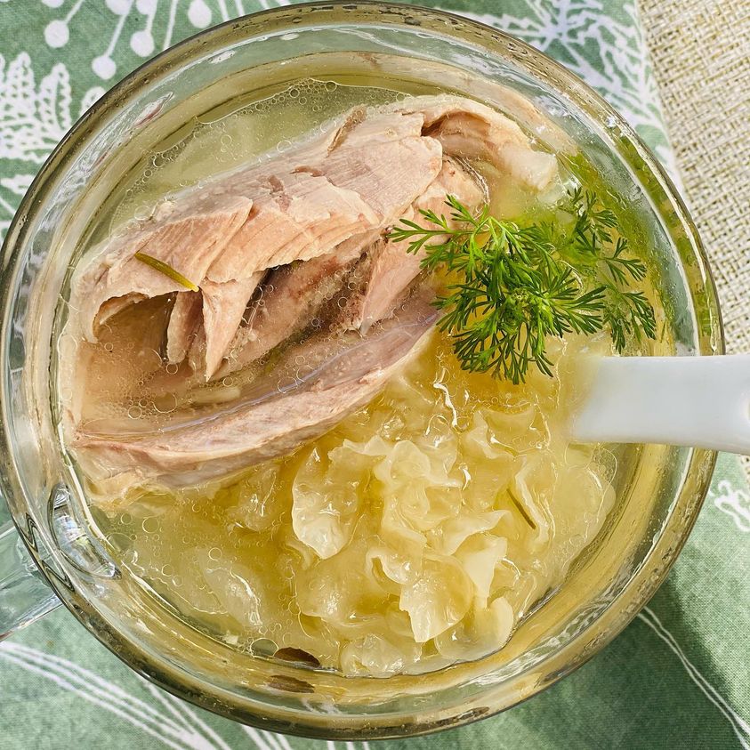 Your Beauty Secret is in Your Pot - White Jelly Mushroom Turkey “collagen” soup