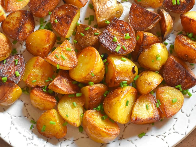 No Fry Crispy Potatoes from Instant Pot Pressure Cooker to