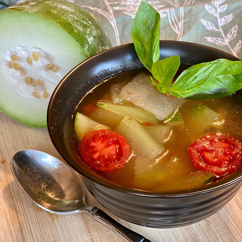Rejuvenating Ash Gourd Zucchini Soup