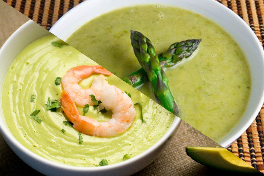 Cream of Asparagus and Avocado Soup recipe