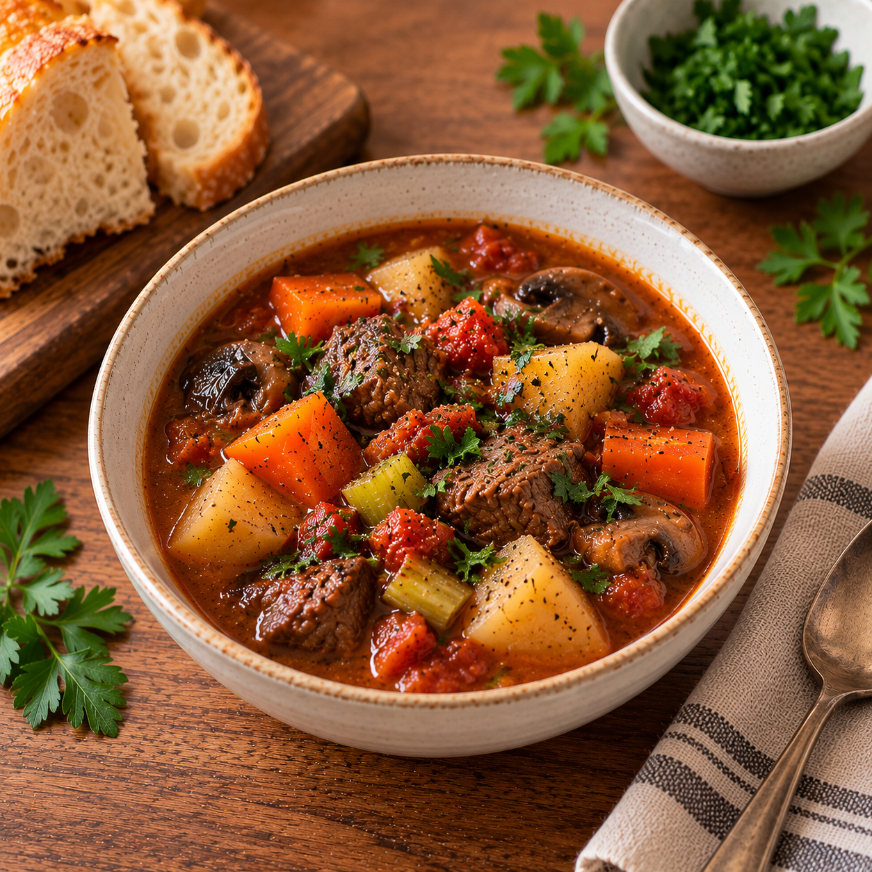 Easy One-Pot Beef Stew: A Cozy Family Dinner in the VitaClay Nourishing Pot