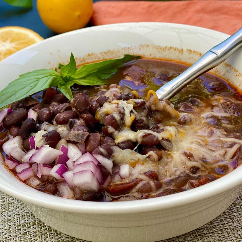 Feel Good Mexican Black Bean Soup