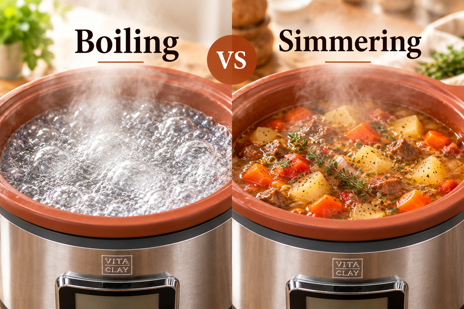 Boiling vs. Simmering: What's the Difference? | VitaClay