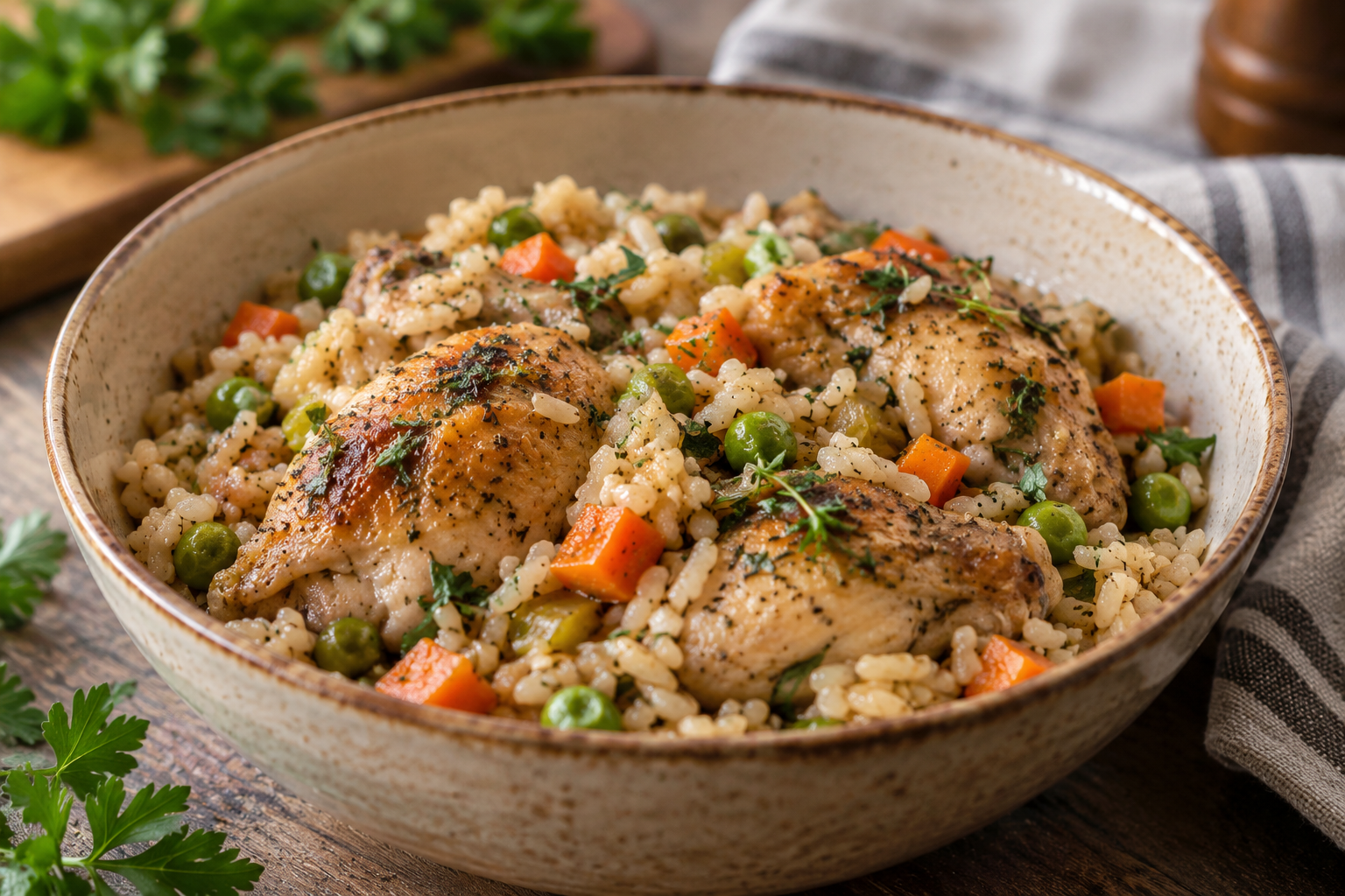 One-Pot Chicken &amp; Rice: An Easy Weeknight Dinner in the VitaClay Nourishing Pot