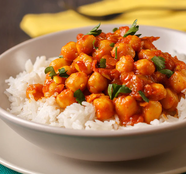 Easy Plant based chickpea curry