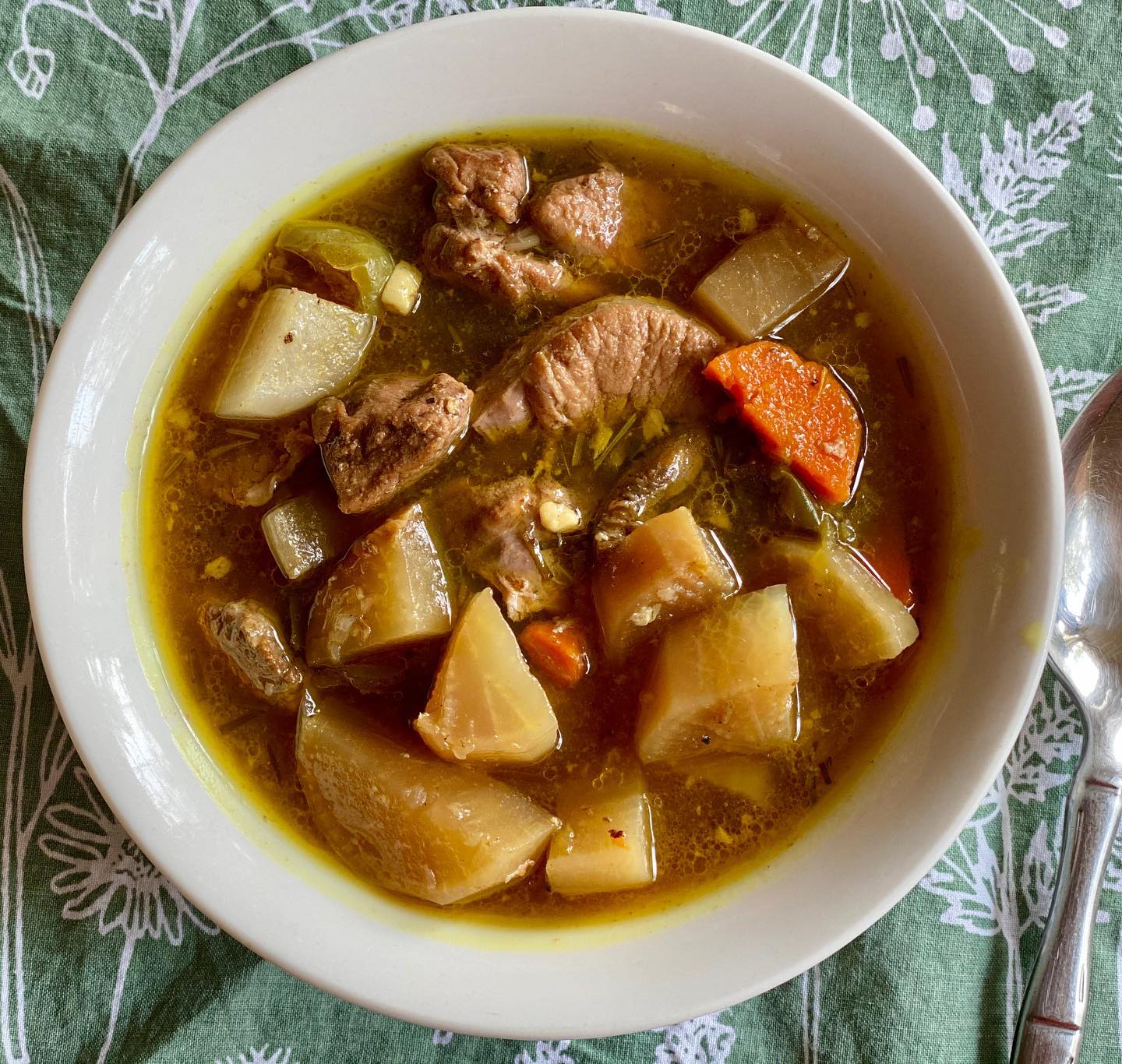 Lamb Stew With Daikon or Radish