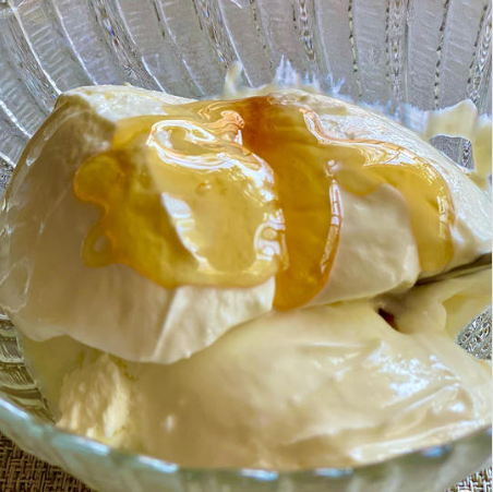 homemade greek yogurt with sage honey