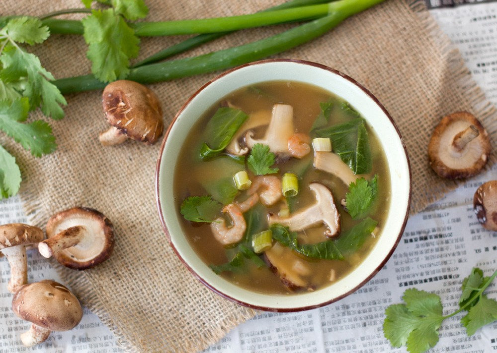 Satisfy the Craving: Asian-Inspired Miso Mushroom Soup