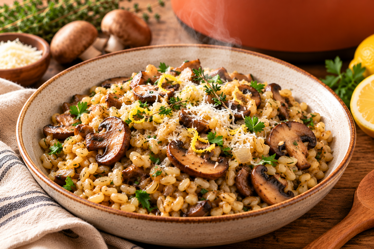 Mushroom & Barley Pilaf: An Autumn One-Pot Grain Dish
