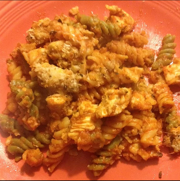 chicken Parmesan casserole