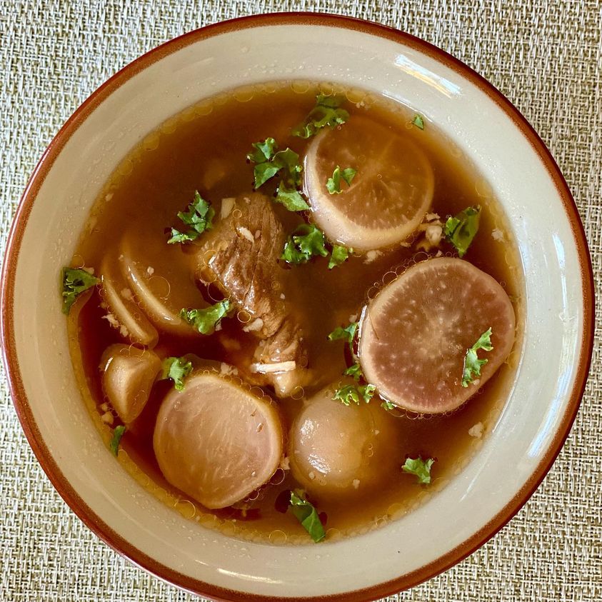 Healing Radish Spare Rib Bone Broth Soup