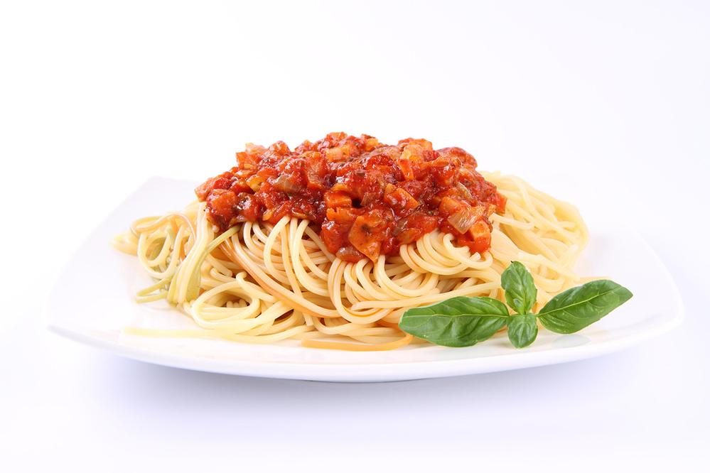 Vegetarian Spaghetti in Garden Fresh Tomato Sauce