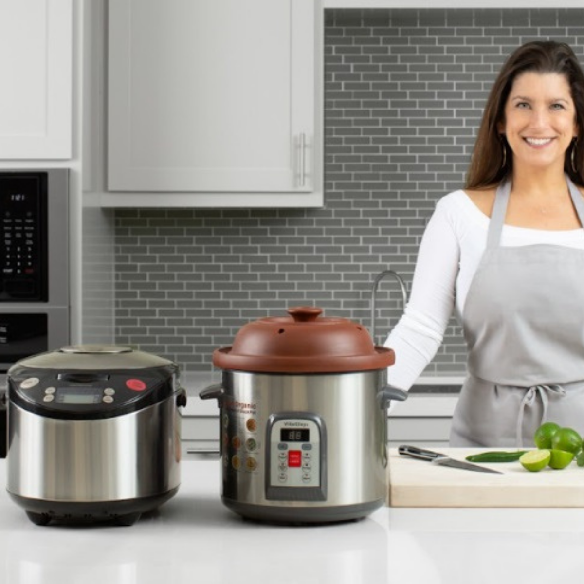 VITACLAY 7-IN-1 SMART ORGANIC MULTI-COOKER VM7900 - A RICE COOKER, A SLOW COOKER, A DIGITAL STEAMER, PLUS A BONUS YOGURT MAKER