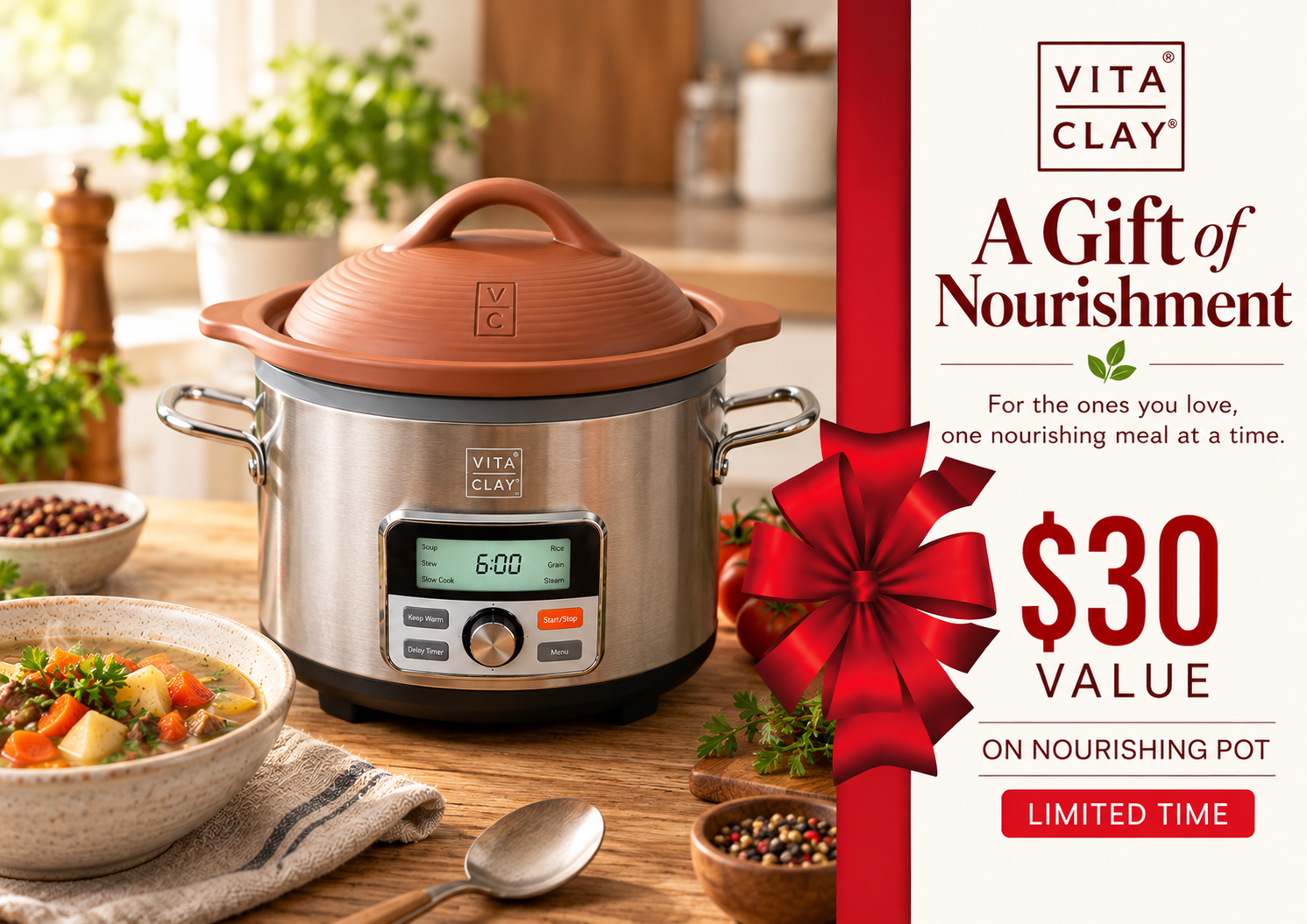 $30 VitaClay Gift Card | A Gift of Nourishment