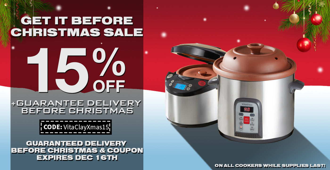 Vitaclay Best Clay Slow Cooker & Electric MultCooker Crock Pot